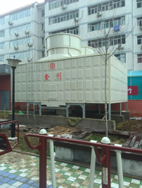 金創JCR系列河南鄭州玻璃鋼橫流式超低噪音方型冷卻塔廠家直銷